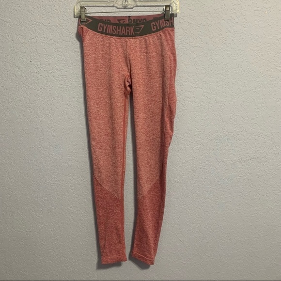Gymshark Flex Pink Marled Leggings - Picture 1 of 6